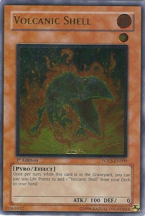 Volcanic Shell (UTR) FOTB-EN009 card from Force of the Breaker
