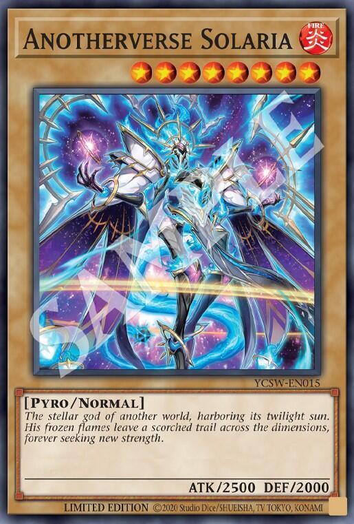 Anotherverse Solaria (SR) YCSW-EN015 card from Yu-Gi-Oh! Championship Series Prize Cards