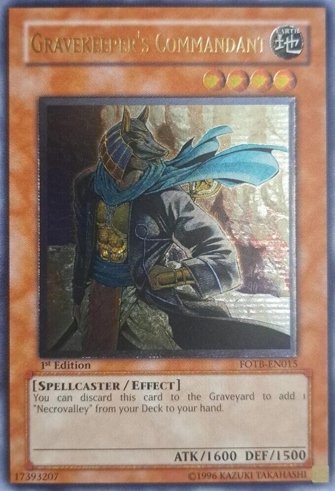 Gravekeeper's Commandant (UTR) FOTB-EN015 card from Force of the Breaker