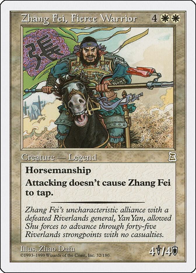 Zhang Fei, Fierce Warrior 32 card from Portal Three Kingdoms