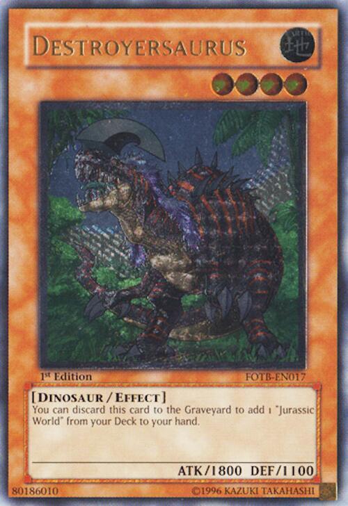Destroyersaurus (UTR) FOTB-EN017 card from Force of the Breaker