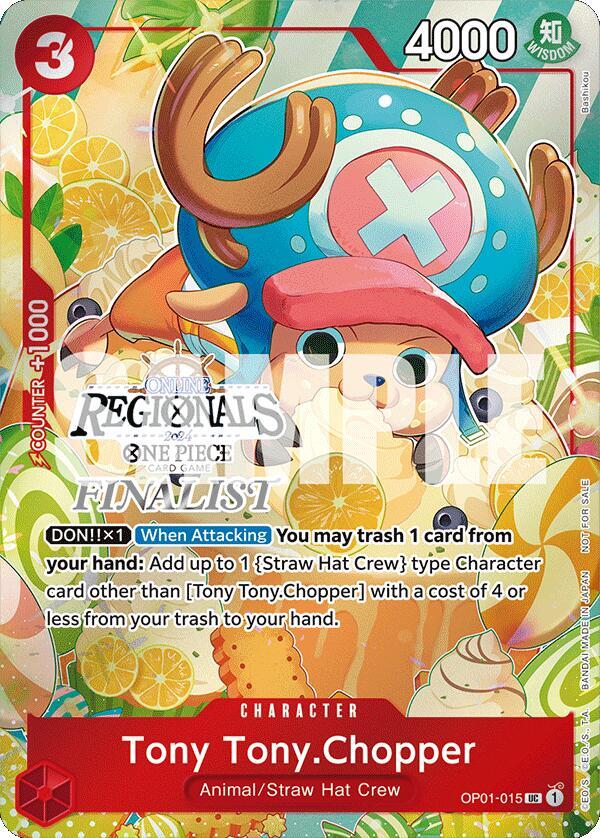 Tony Tony.Chopper (Online Regional 2024 Vol. 3) [Finalist] OP01-015 card from One Piece Promotion Cards