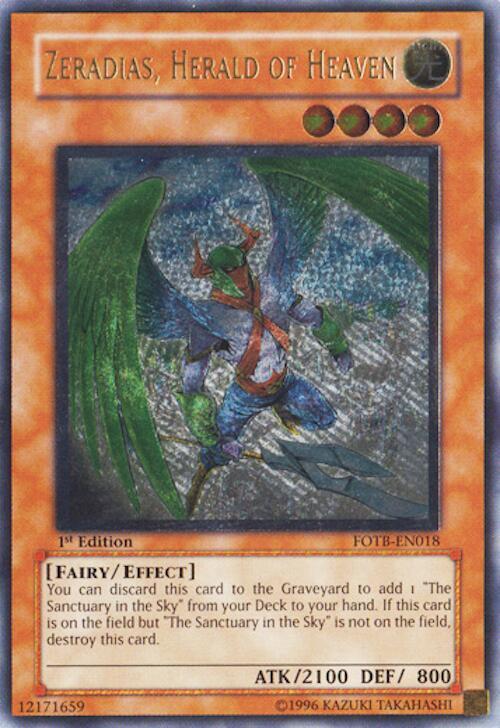 Zeradias, Herald of Heaven (UTR) FOTB-EN018 card from Force of the Breaker