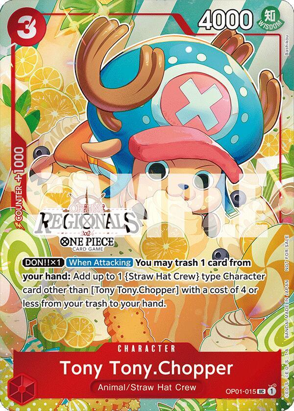Tony Tony.Chopper (Offline Regional 2024 Vol. 3) OP01-015 card from One Piece Promotion Cards