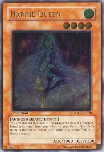 Harpie Queen (UTR) FOTB-EN020 card from Force of the Breaker