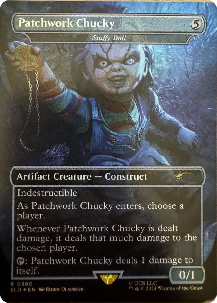 Patchwork Chucky - Stuffy Doll 880 card from Secret Lair Drop Series