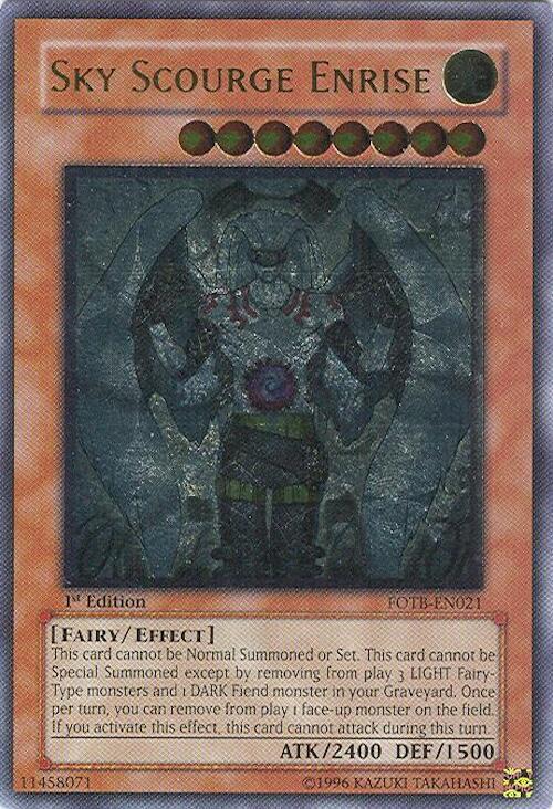 Sky Scourge Enrise (UTR) FOTB-EN021 card from Force of the Breaker