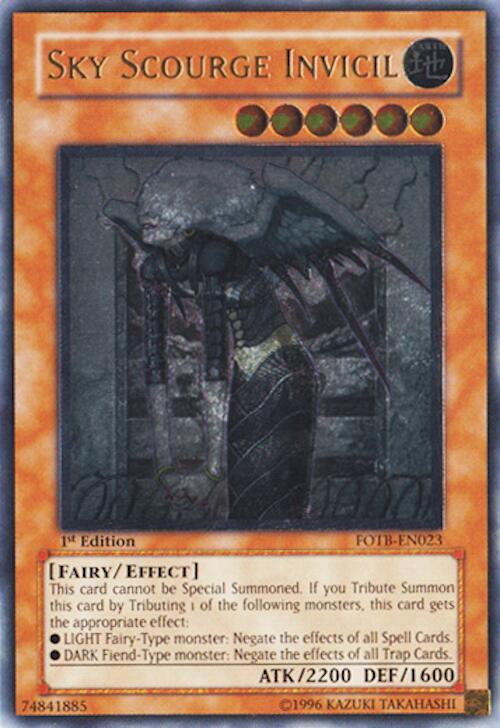 Sky Scourge Invicil (UTR) FOTB-EN023 card from Force of the Breaker