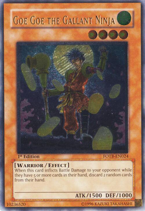 Goe Goe the Gallant Ninja (UTR) FOTB-EN024 card from Force of the Breaker
