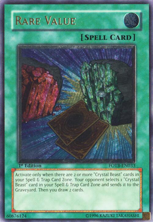 Rare Value (UTR) FOTB-EN033 card from Force of the Breaker