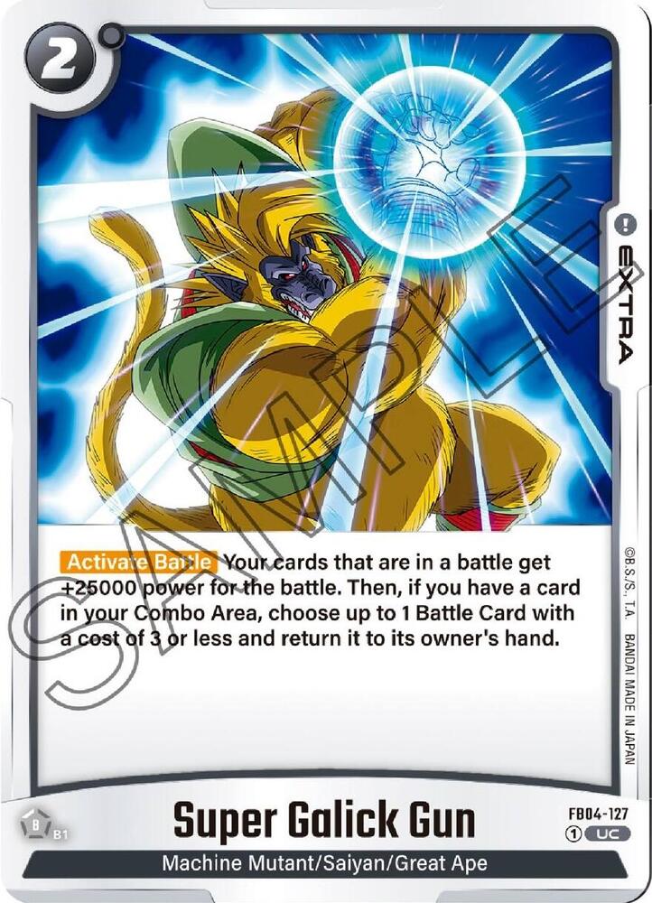 Super Galick Gun FB04-127 card from Ultra Limit