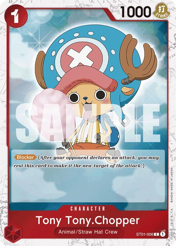 Tony Tony.Chopper (Jolly Roger Foil) ST01-006 card from Premium Booster -The Best-