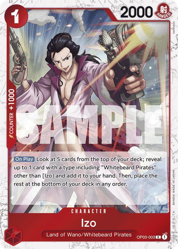 Izo (Jolly Roger Foil) OP03-003 card from Premium Booster -The Best-