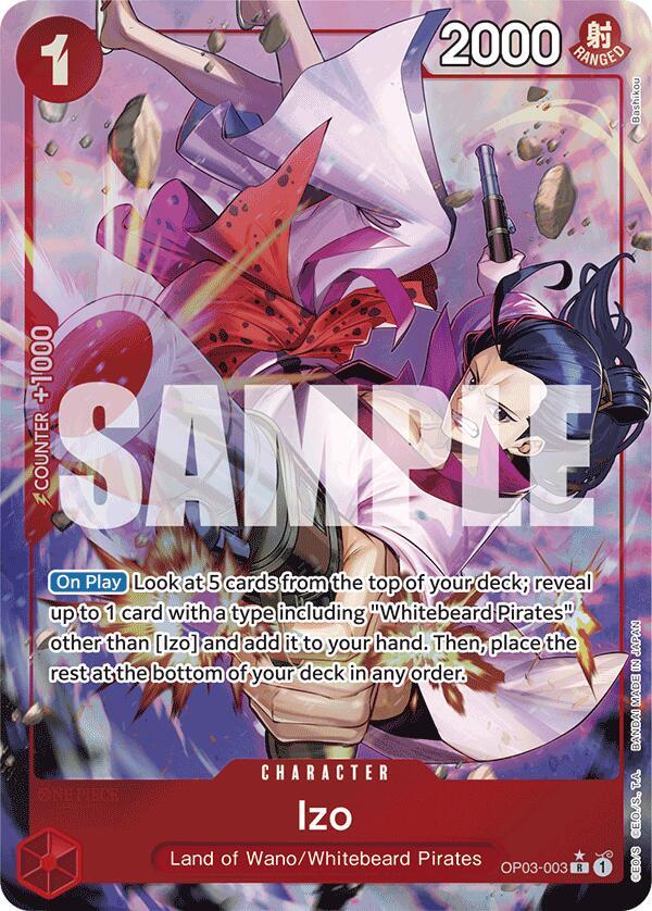 Izo (Alternate Art) OP03-003 card from Premium Booster -The Best-