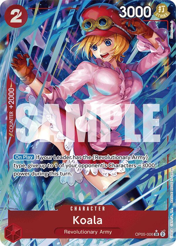 Koala (Alternate Art) OP05-006 card from Premium Booster -The Best-