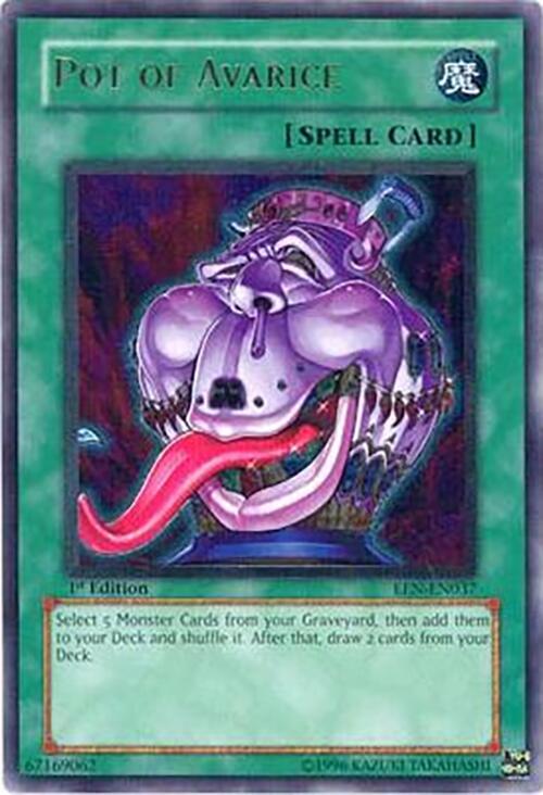 Pot of Avarice (UTR) EEN-EN037 card from Elemental Energy