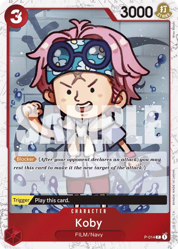 Koby (Jolly Roger Foil) P-014 card from Premium Booster -The Best-