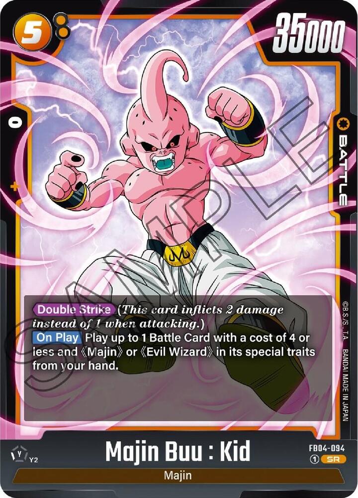 Majin Buu : Kid FB04-094 card from Ultra Limit