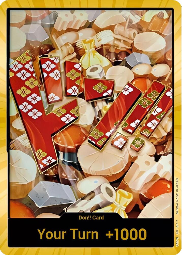 DON!! Card (Oden) (Gold) card from Premium Booster -The Best-
