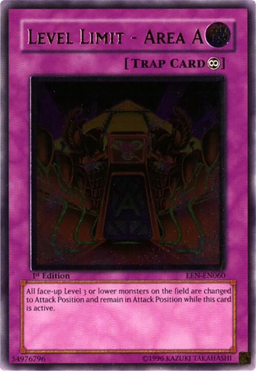 Level Limit - Area A (UTR) EEN-EN060 card from Elemental Energy
