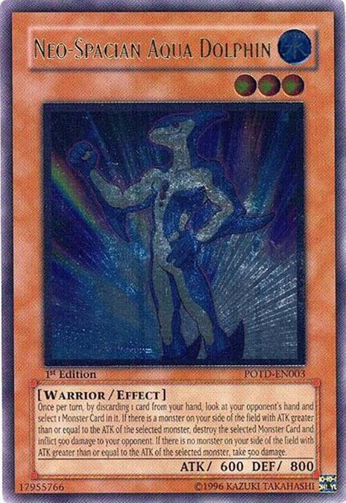 Neo-Spacian Aqua Dolphin (UTR) POTD-EN003 card from Power of the Duelist