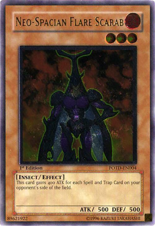 Neo-Spacian Flare Scarab (UTR) POTD-EN004 card from Power of the Duelist
