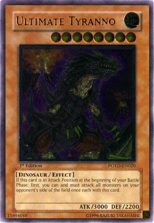 Ultimate Tyranno (UTR) POTD-EN020 card from Power of the Duelist