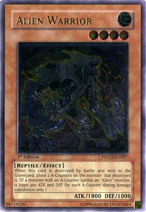 Alien Warrior (UTR) POTD-EN027 card from Power of the Duelist
