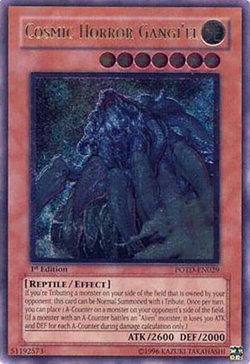 Cosmic Horror Gangi'el (UTR) POTD-EN029 card from Power of the Duelist
