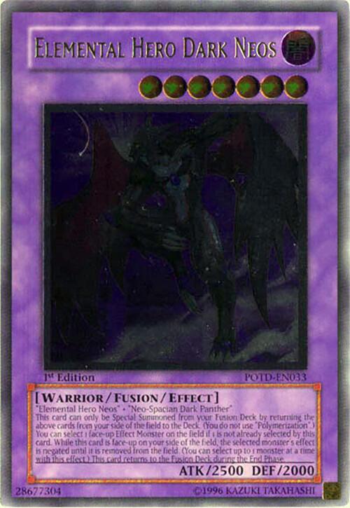 Elemental Hero Dark Neos (UTR) POTD-EN033 card from Power of the Duelist