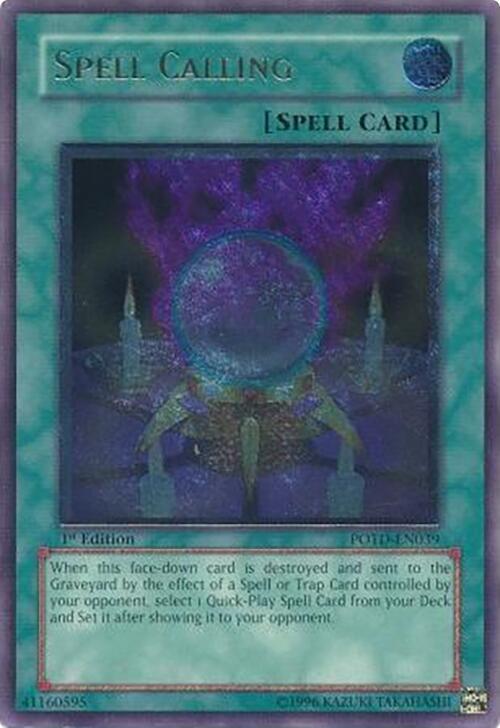 Spell Calling (UTR) POTD-EN039 card from Power of the Duelist