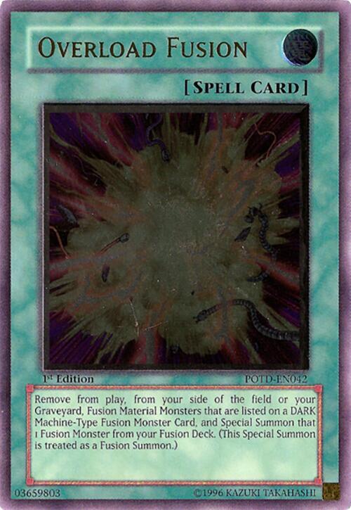 Overload Fusion (UTR) POTD-EN042 card from Power of the Duelist
