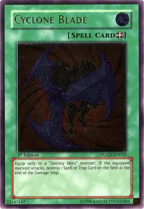 Cyclone Blade (UTR) POTD-EN043 card from Power of the Duelist