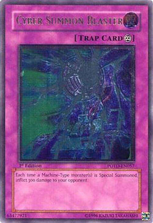 Cyber Summon Blaster (UTR) POTD-EN057 card from Power of the Duelist