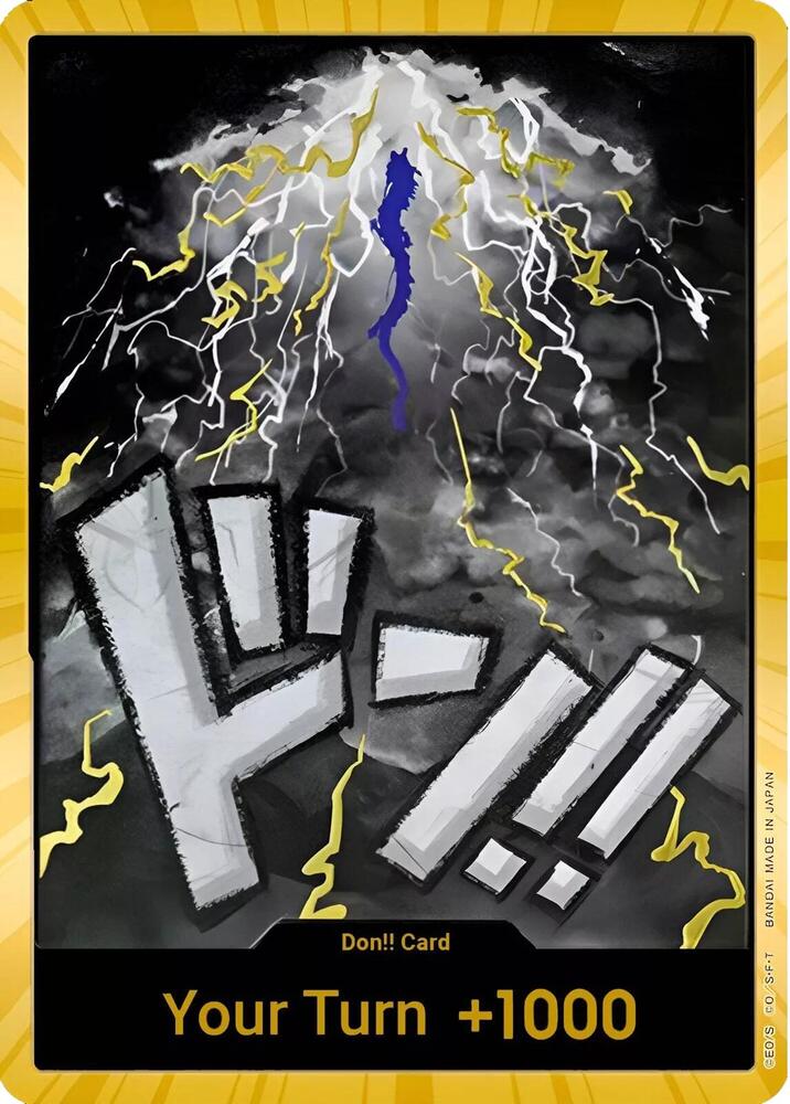 DON!! Card (Kaido) (Gold) card from Premium Booster -The Best-