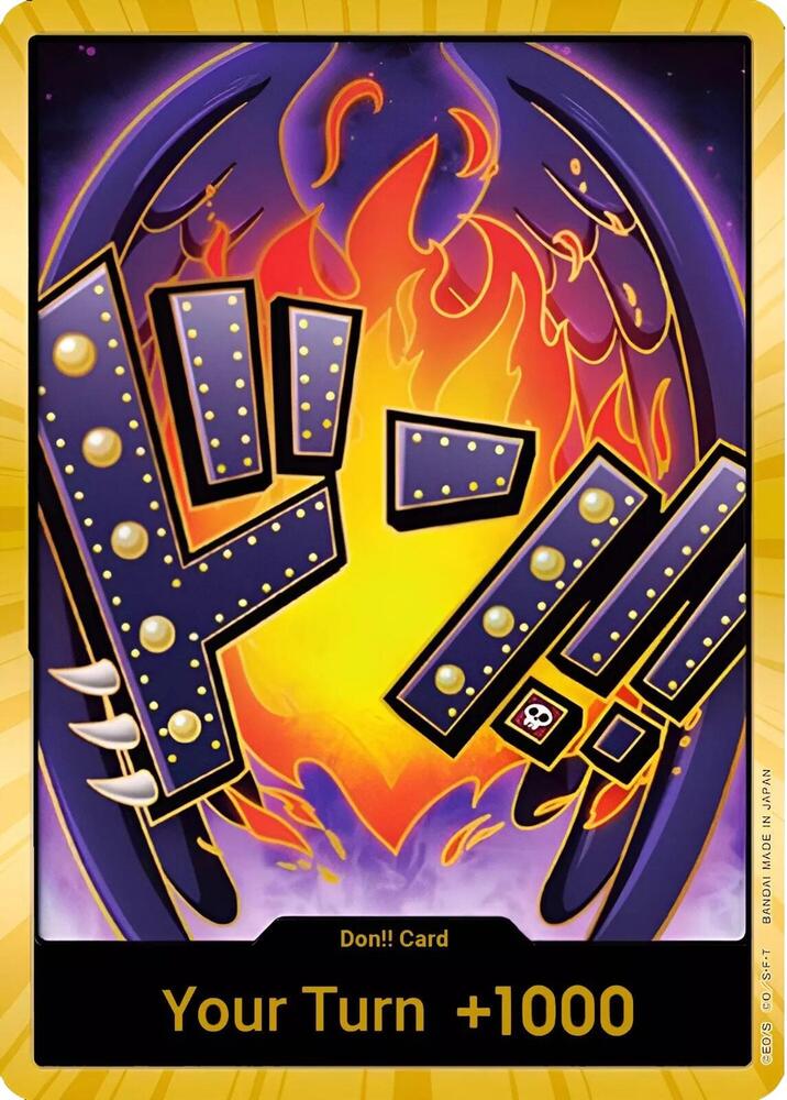 DON!! Card (King) (Gold) card from Premium Booster -The Best-
