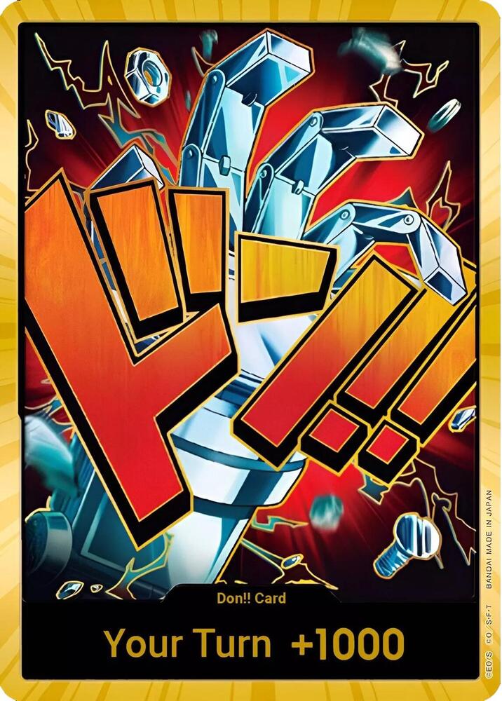 DON!! Card (Eustass "Captain" Kid) (Gold) card from Premium Booster -The Best-