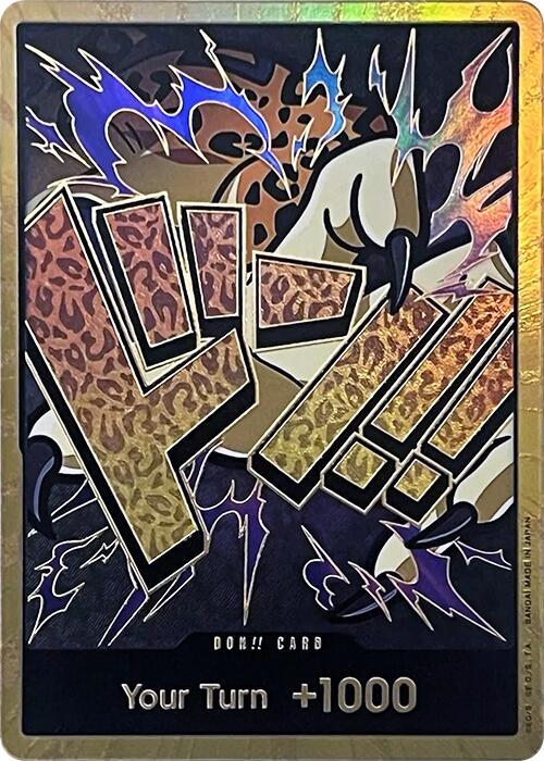 DON!! Card (Rob Lucci) (Gold) card from Premium Booster -The Best-