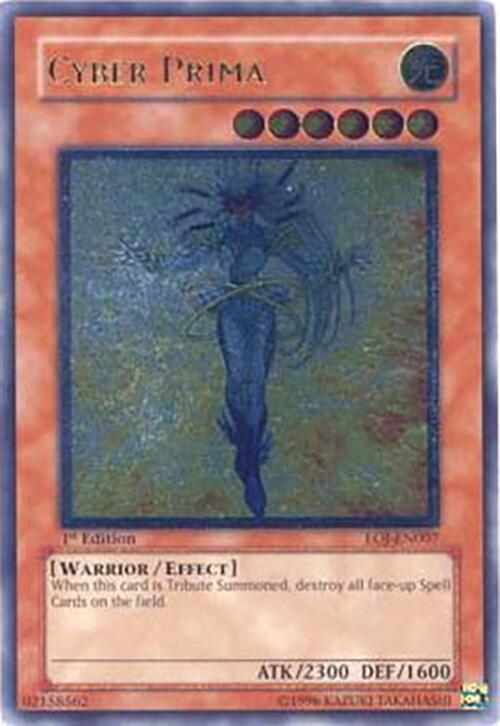 Cyber Prima (UTR) EOJ-EN007 card from Enemy of Justice