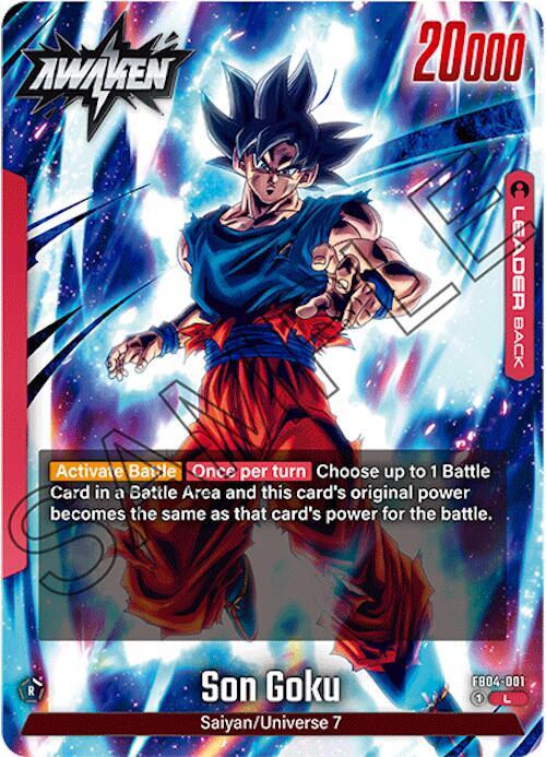 Son Goku FB04-001 card from Ultra Limit
