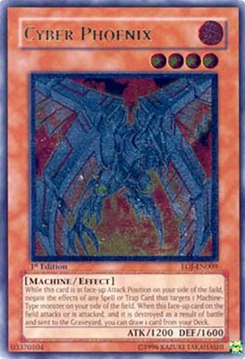 Cyber Phoenix (UTR) EOJ-EN009 card from Enemy of Justice