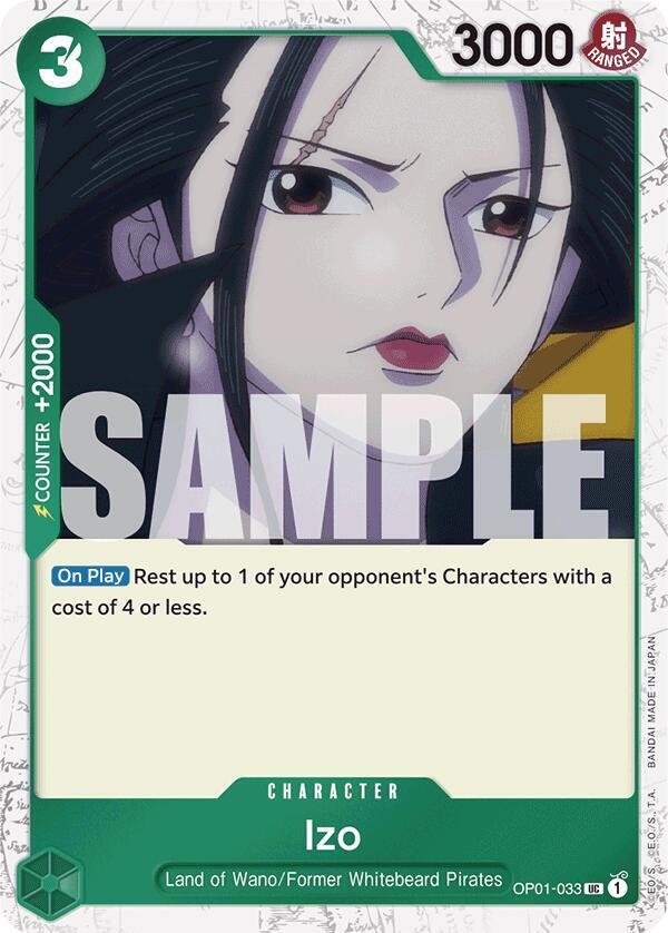 Izo (Jolly Roger Foil) OP01-033 card from Premium Booster -The Best-