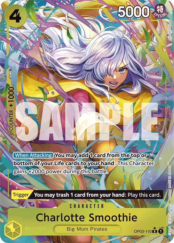 Charlotte Smoothie (Alternate Art) OP03-110 card from Premium Booster -The Best-