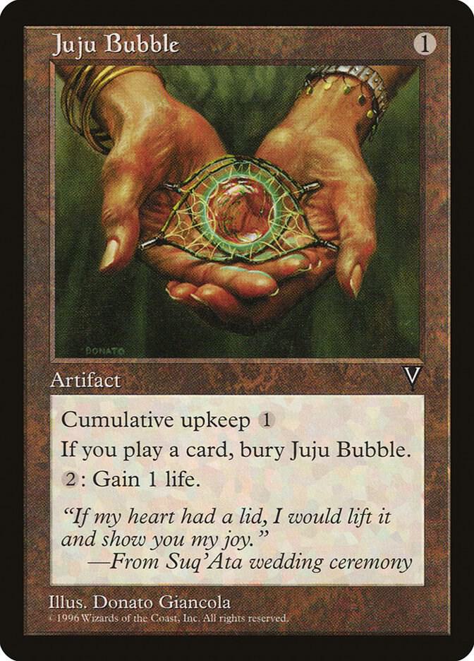 Juju Bubble card from Visions
