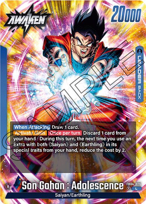 Son Gohan : Adolescence FB04-026 card from Ultra Limit