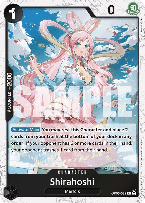 Shirahoshi (Jolly Roger Foil) OP05-082 card from Premium Booster -The Best-