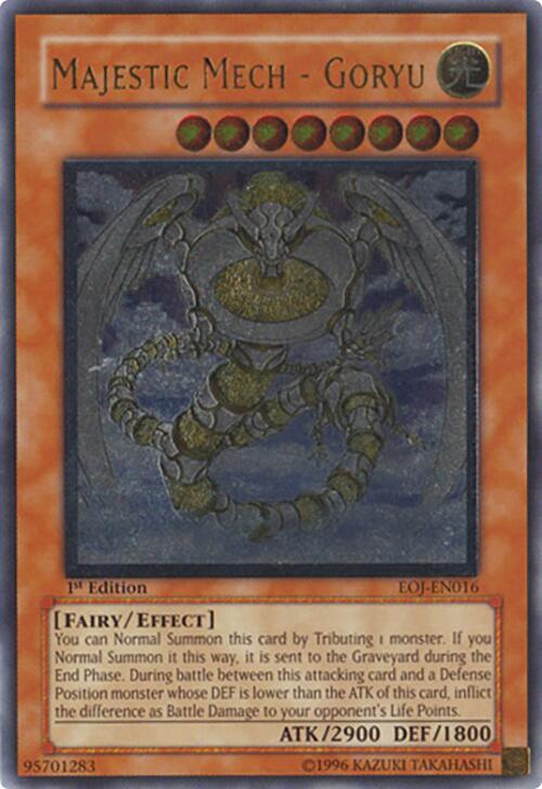 Majestic Mech - Goryu (UTR) EOJ-EN016 card from Enemy of Justice