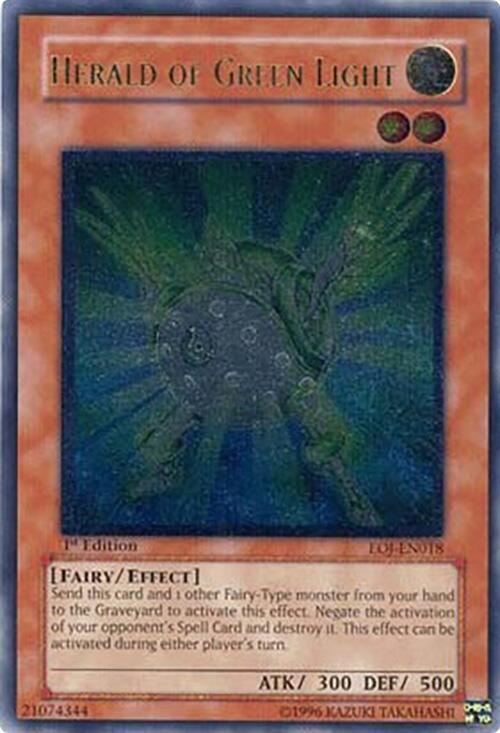 Herald of Green Light (UTR) EOJ-EN018 card from Enemy of Justice