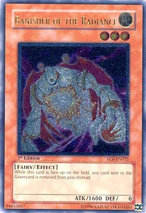 Banisher of the Radiance (UTR) EOJ-EN022 card from Enemy of Justice