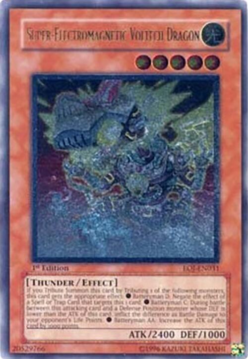 Super-Electromagnetic Voltech Dragon (UTR) EOJ-EN031 card from Enemy of Justice